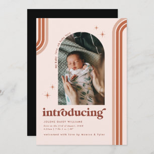 Anos setenta retrorreflectores   Anúncio de nascim