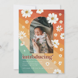 Anos setenta retrorreflectores | Anúncio de nascim