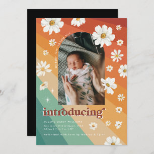 Anos setenta retrorreflectores   Anúncio de nascim