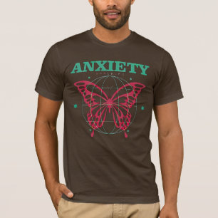 Ansiedade Sagrada Borboleta T-Shirt