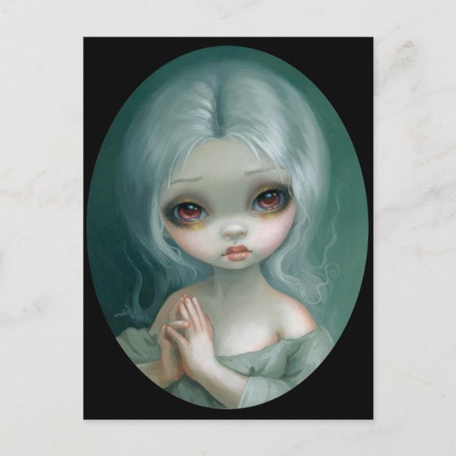 "Ansioso pensando" o cartão (Frente)