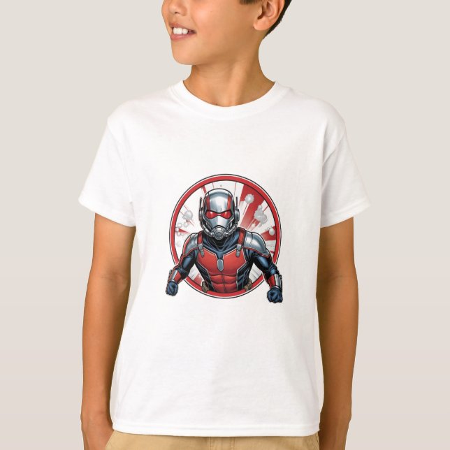 Ant Man imprimiu T-Shirt (Frente)