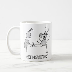 Ant Misbehavando caneca de café