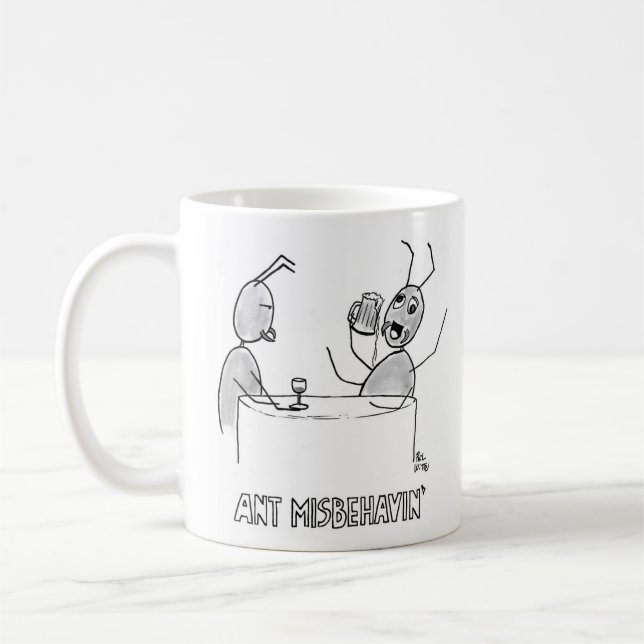 Ant Misbehavando caneca de café (Esquerda)