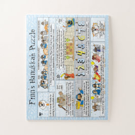 Antecedentes de Hanukkah Quebra-cabeça 11 x 14 Peç