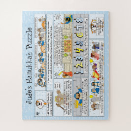Antecedentes de Hanukkah Quebra-cabeça 16 x 20 peç