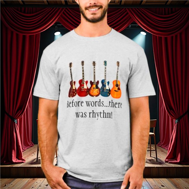 Antes das palavras, havia uma camisa de ritmo (Criador carregado)