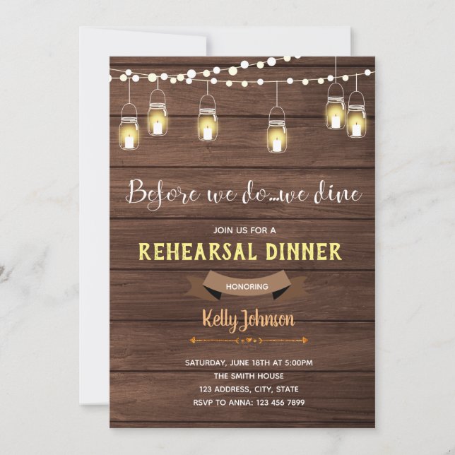 Antes de terminarmos o convite (Frente)