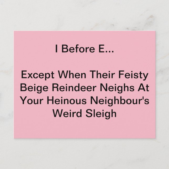 Antes do Cartão Postal E (Frente)