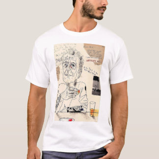 Anthony Bourdain Bebendo T-Shirt Ativo