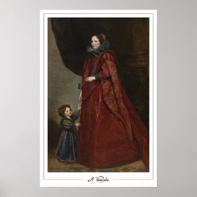 Anthony van Dyck Zedign Art Poster #589 (Frente)