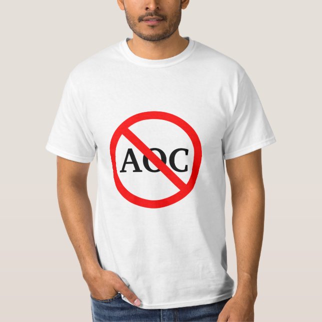 Anti AOC Alexandria Ocasio Cortez T-Shirt (Frente)