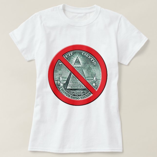 Anti camisa de Illuminati T (Frente do Design)