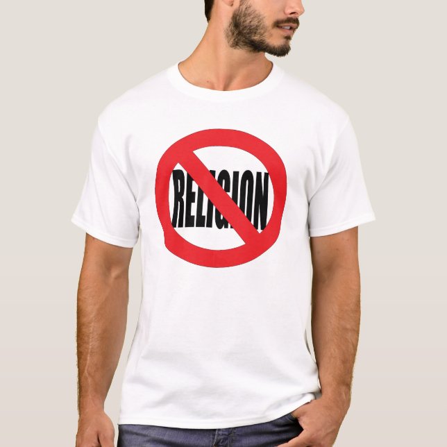 Anti camiseta da religião (Frente)