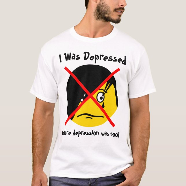 Anti-Emo camisa da depressão (Frente)
