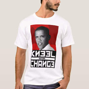 Anti GENUFLEXÃO de Obama antes do t-shirt da