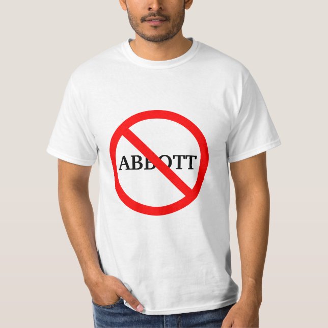 Anti-Governador Greg Abbott T-Shirt (Frente)