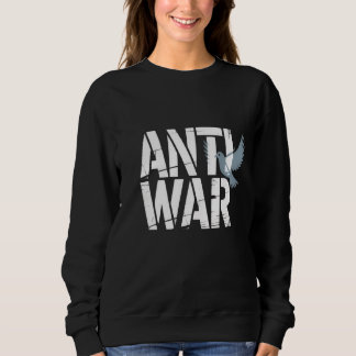 "Anti-Guerra" poderosa com T-Shirt da Dove de Paz