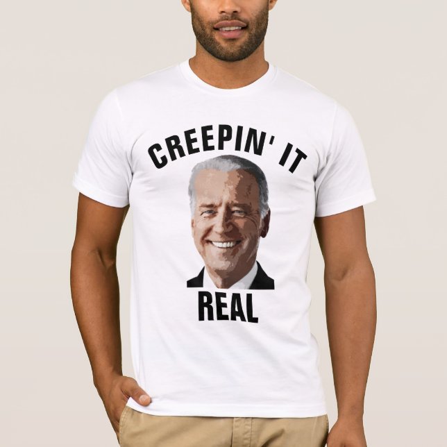 ANTI JOE BIDEN, CREEPY T-SHIRTS (Frente)