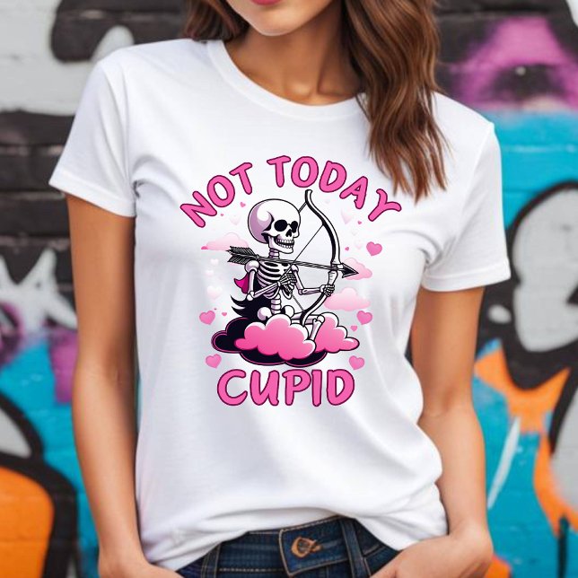 Anti-Namorados Não Hoje Camiseta Cupida (Criador carregado)