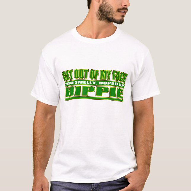Anti t-shirt do Hippie (Frente)