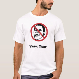 Anti t-shirt feito sob encomenda de Obama