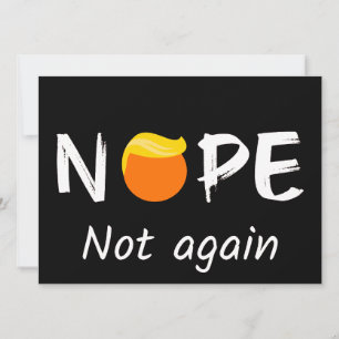 Anti-Trump - Não, Não Novamente Edição de Hallowee