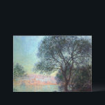 Antibes pela Manhã por Claude Monet<br><div class="desc">Antibes pela Manhã (1888) por Claude Monet é uma pintura de paisagem marinha impressionista vintage com uma vista de Antibes através das árvores e do Mar Mediterrâneo na Riviera Francesa na França. Sobre o artista: Claude Monet (1840-1926) foi um fundador do movimento de pintura impressionista francês com a maioria de...</div>