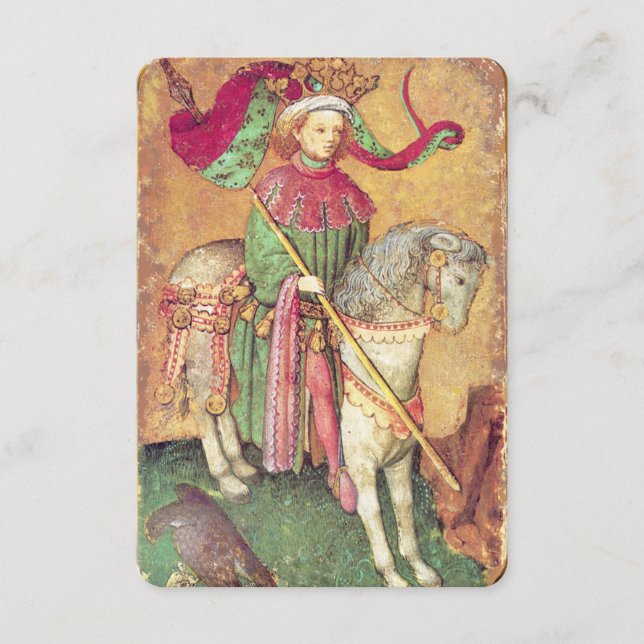 Anticos Tarots/Cartões de Tribunal Alemão/Rei dos  (Frente)