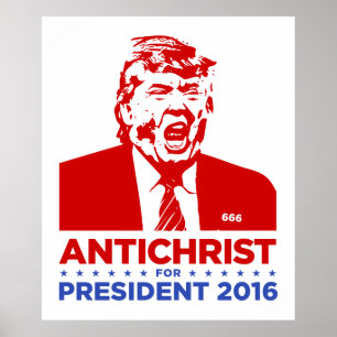 ANTICRISTO do TRUNFO para o PRESIDENTE poster 2016