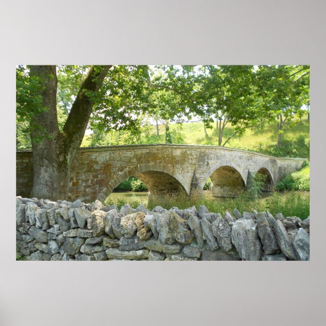 Antietam: Poster da Ponte de Burnside (Frente)