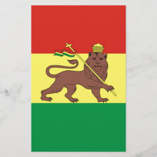 Antiga bandeira etíope com leão de Judah
