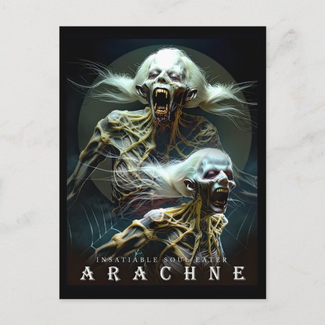 Antiga Besta & Criaturas: Cartão Postal ARACHNE (Frente)