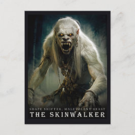 Antiga Besta & Criaturas: Cartão Postal Skinwalker