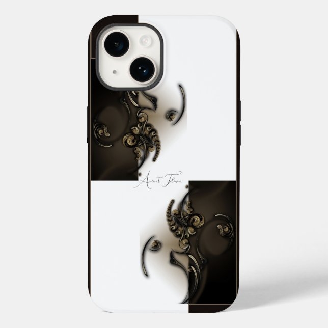 "Antiga Flor", Apple iPhone 14 Case (Verso)