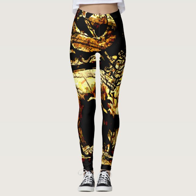 Antiga Leão Etíope de Judas Leggings (Frente)