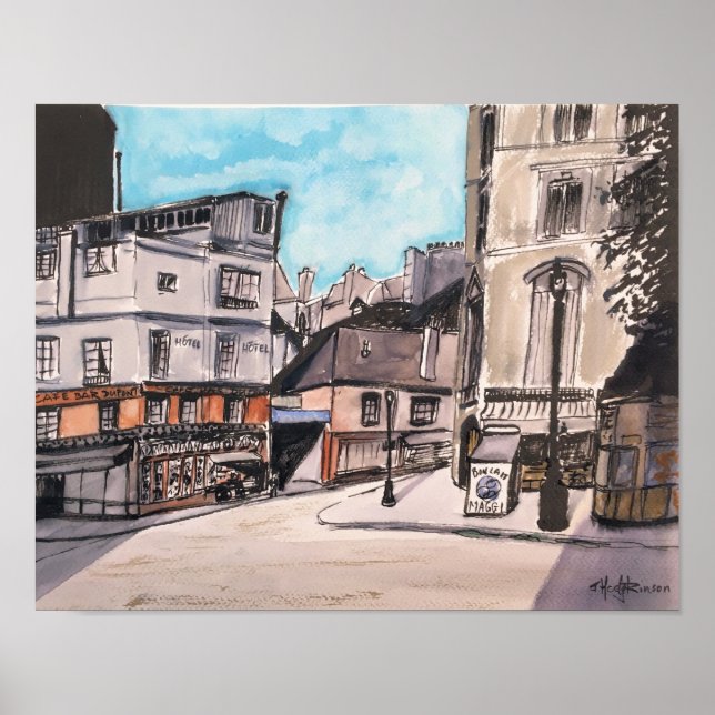 Antiga Paris França - Poster (Frente)