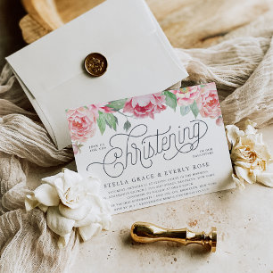 Antigas gêmeas de pedonia cristalizando convites