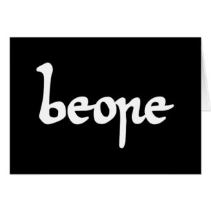 Antigo Cartão de Saudação de Cerveja em Inglês