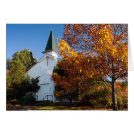 Antigo Cartão de Vazio da Igreja Branca