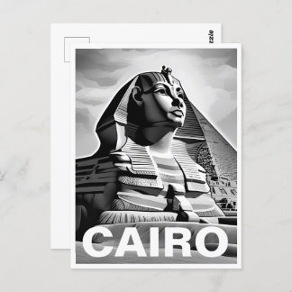 Antigo cartão postal Egito