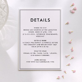 Antigo Dinheiro | Cartão silencioso de detalhes do