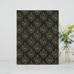 Antigo e Dourado Livro Branco francês
