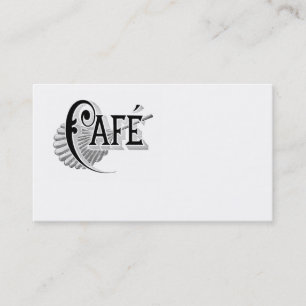 Antigos Cartões de visitas de logotipo do Café Fra