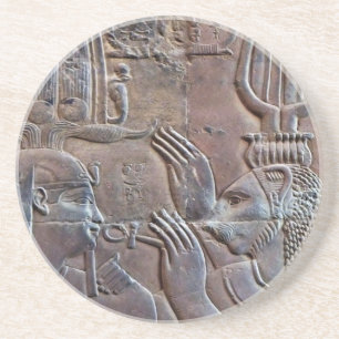 Antigos Hieróglifos Egípcios Desenhando Porta copo