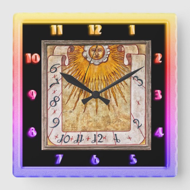 Antiguamente relógio de sol pré-histórico com um r (Frente)