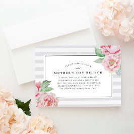 Antiguidade Peony | Convite Brunch Dia de as mães