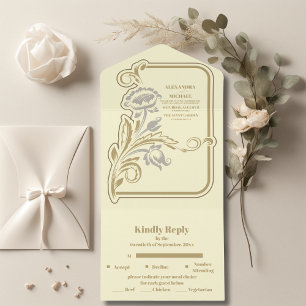 Antique Art Nouveau Wedding