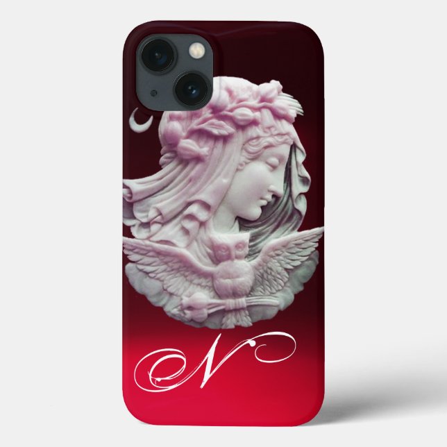ANTIQUE CAMEO, LUA DA NOITE COM MONOGRAMA OWL (Verso)