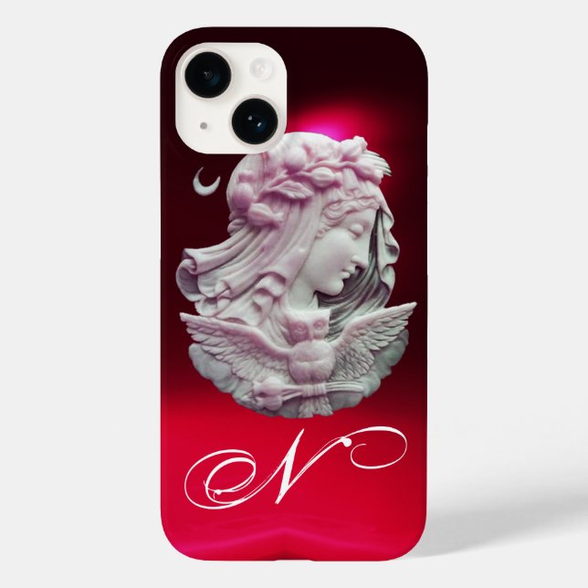 ANTIQUE CAMEO, LUA DA NOITE COM MONOGRAMA OWL (Verso)
